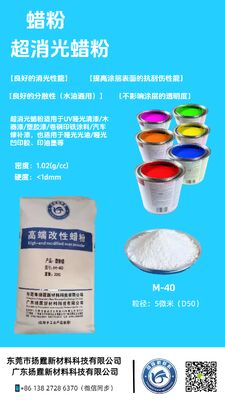 Gravür ve Ofset Mürekkepler için Kolay Dağılımlı Süper Mat Efektli Mikronize PE Balmumu Tozu